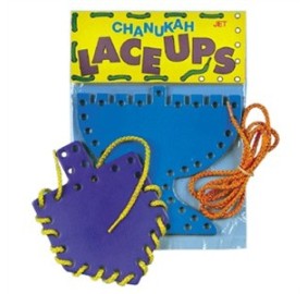 Chanukah Lacing Shapes 