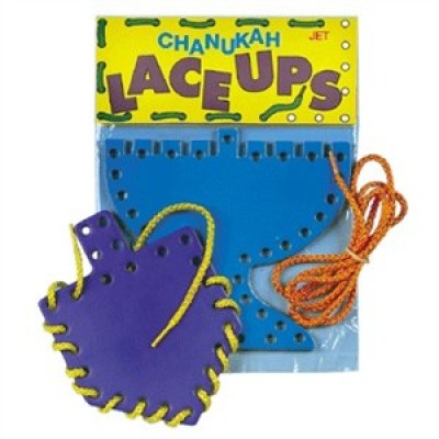 Chanukah Lacing Shapes 