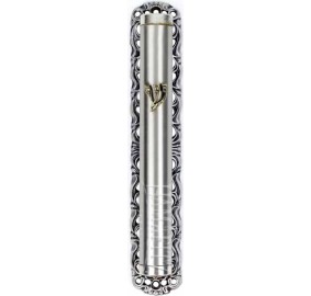 Mezuzah Case Pewter 10Cm