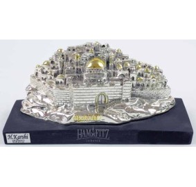 Jerusalem Panorama Silver 925 Electroforming - Oil Mountain