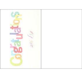 Congratulations Card - Handmade