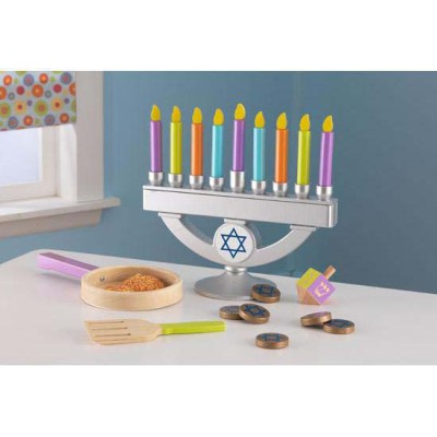 Wooden Chanukah Set