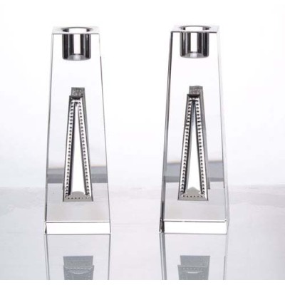 Candlesticks Crystal & Mirror