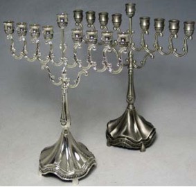 Menorah Silverplated Small