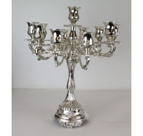 11 Branch Silver Plated Candelabra