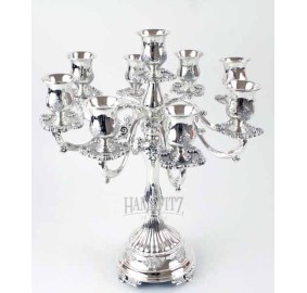 Silverplated 9 Branch Candelabra