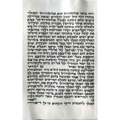 Megillah Chabad Klaf Ari 19"