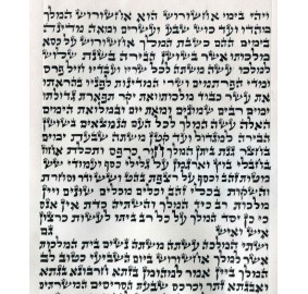 Megillah Klaf Ari 12"