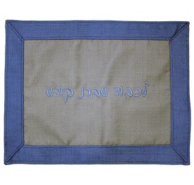 Challah Cover Linen Grey/Sailor