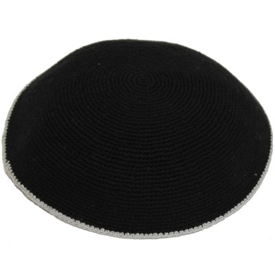 Dmc Black Knit Grey Border