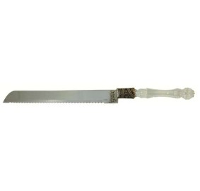 Acrylic Challah Knife - Brown