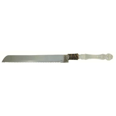 Acrylic Challah Knife - Brown