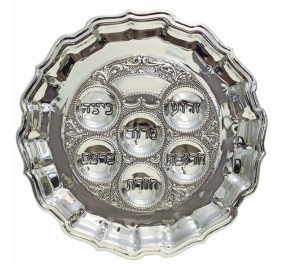 Seder Plate Silverplated