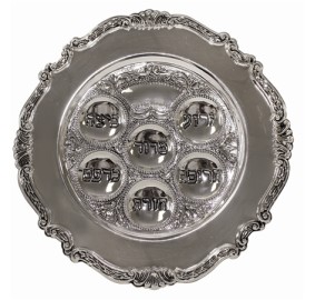 Seder Plate Silverplated