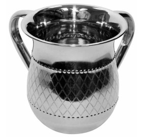 Washcup Stainless Steel 5.5" H