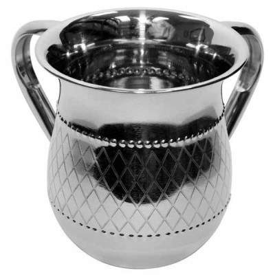 Washcup Stainless Steel 5.5" H