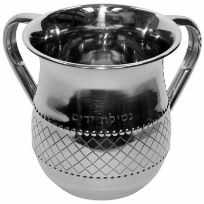 Wash Cup Stainless Steel 5.5" H