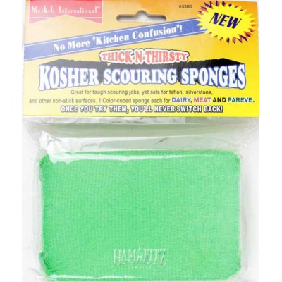 Kosher Scouring Sponge - Pareve