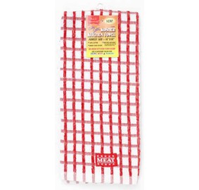 Red Kitchen Towel - Meat