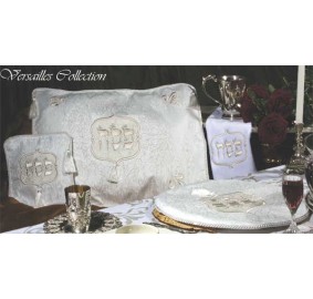 Matzah Cover #530 - White Embroidery