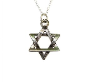 Star Of David Silver Necklace