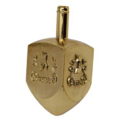 Medium Gold Dreidel