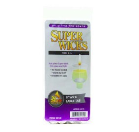 Super Wicks - 6" Large Tab, 50 Pack