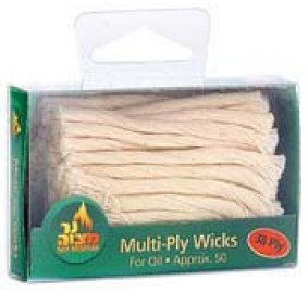 22 Ply Cotton Wicks, 50 Pack