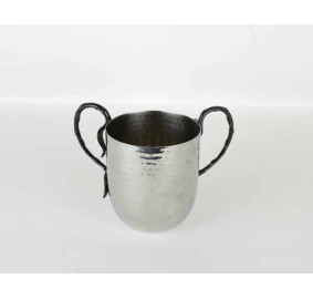 Washcup Hammered Leaf Black