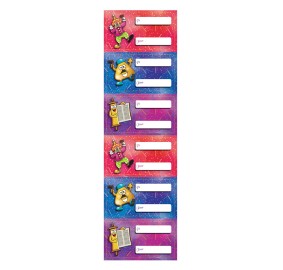 Purim Character Stickers 24 Pc