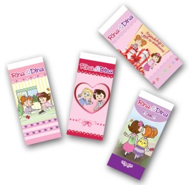 Rina & Dina School Eraser Assorted