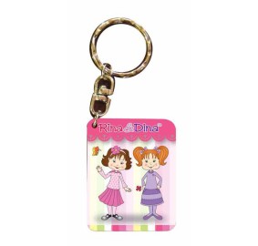 Rectangle Shape Key Chain