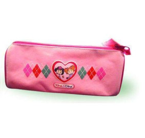 Rina & Dina Zippered Pencil Case