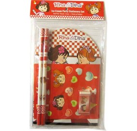 Rina & Dina Stationery Set- Ice Cream Party