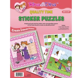 Rina & Dina Sticker Puzzle Qaulity Time