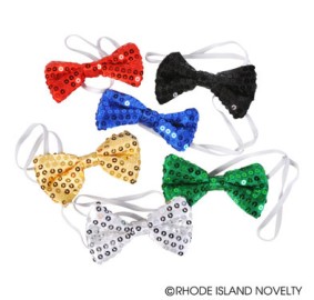 Sequin Bow Tie