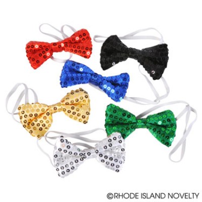 Sequin Bow Tie