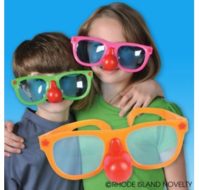 Clown Nose Glasses