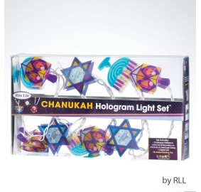 Chanukah Hologram Light Set