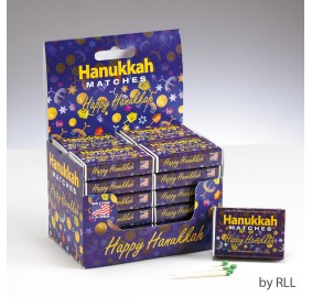 "Happy Hanukkah" Box of Matches