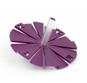 Aluminum Cut Dreidel Flower Pr