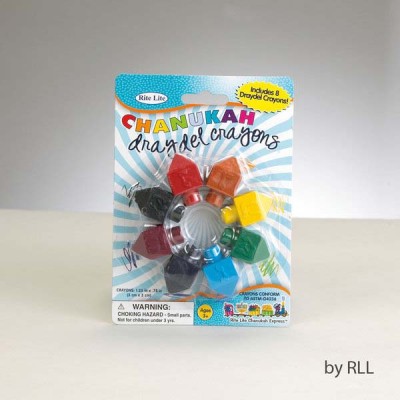 Dreidel Crayons 8 Pack