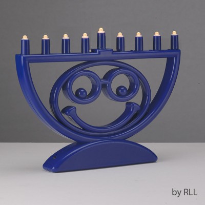 Electronic Menorah "MENOJI" LED Blue