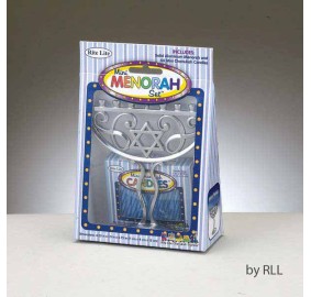 Menorah Set Mini Aluminum W/