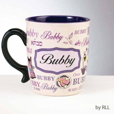 Handpainted Ceramic Mug - Bubby 