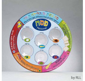 Colorful Laminate Seder Plate