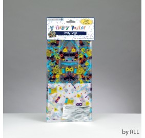 Purim Cellophane Party Bags With Twist Ties