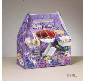 Large Happy Purim Gift Box