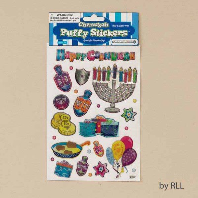 Chanukah Stickers Puffy