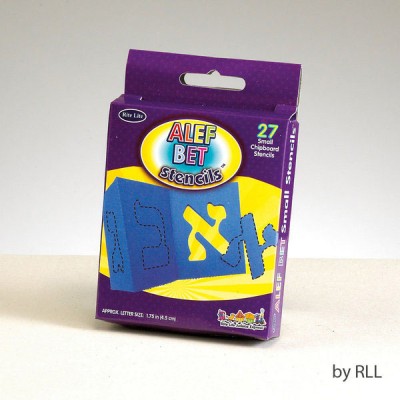 Alef-Bet Paper Stencils Small